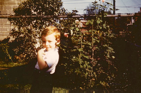 Bruce Burroughs as a child